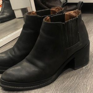 Jeffrey Campbell Black Chelsea Bootie Size 7.5